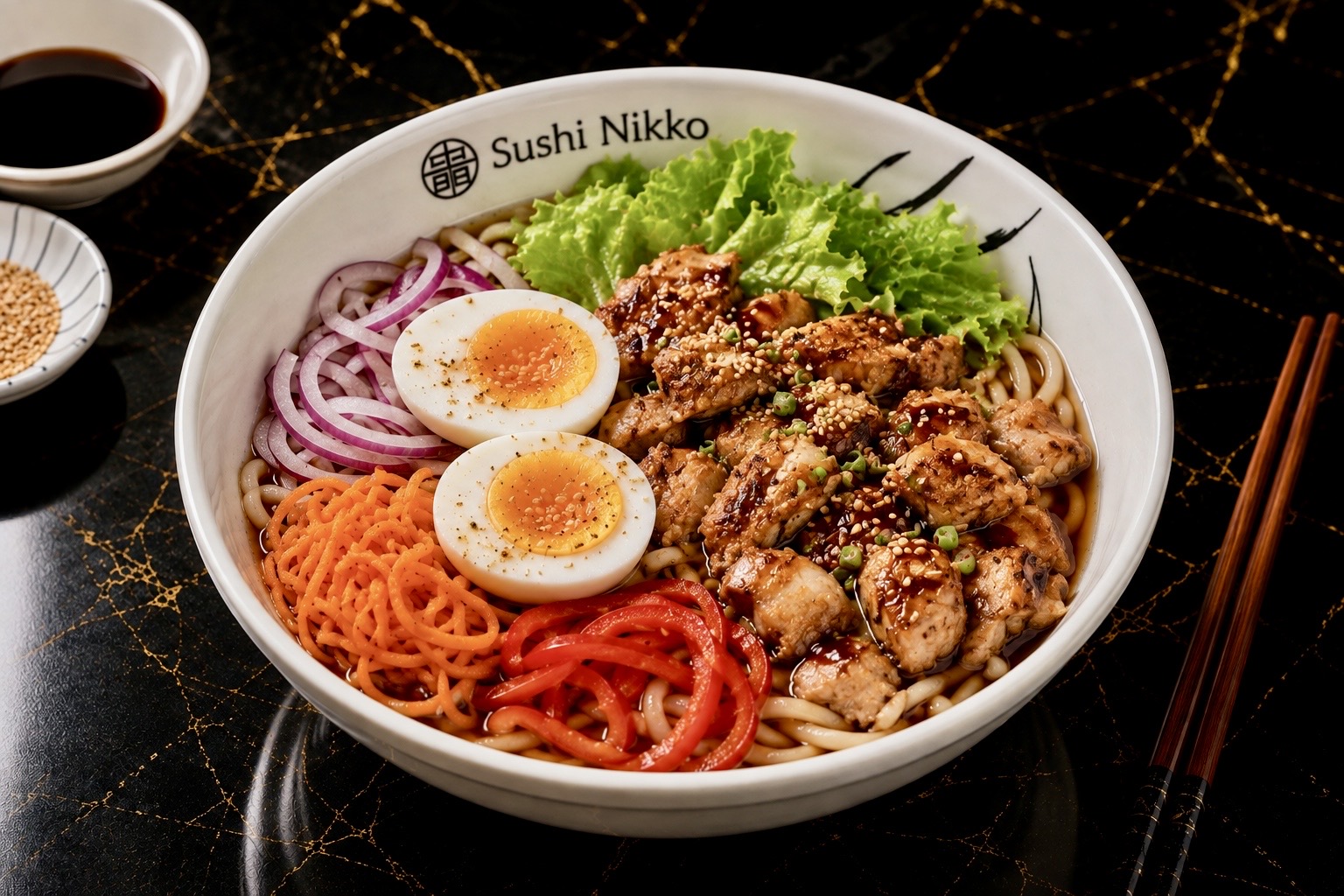 🔥 Ramen poulet grillé