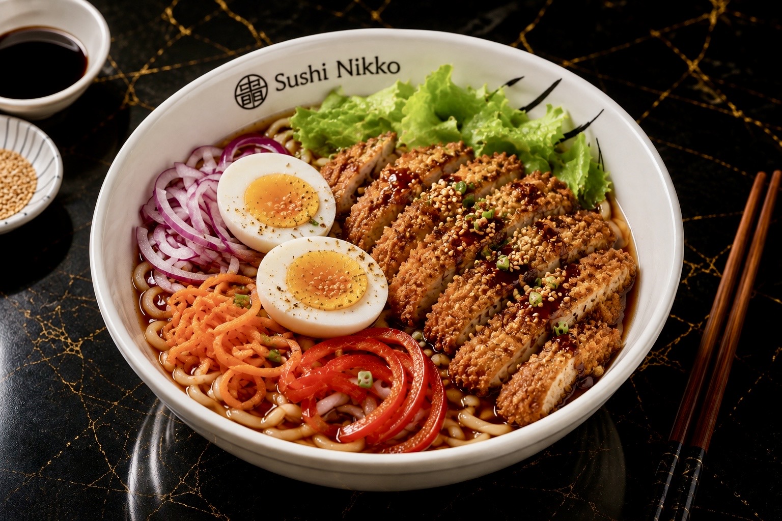 🍜 Ramen poulet katsu