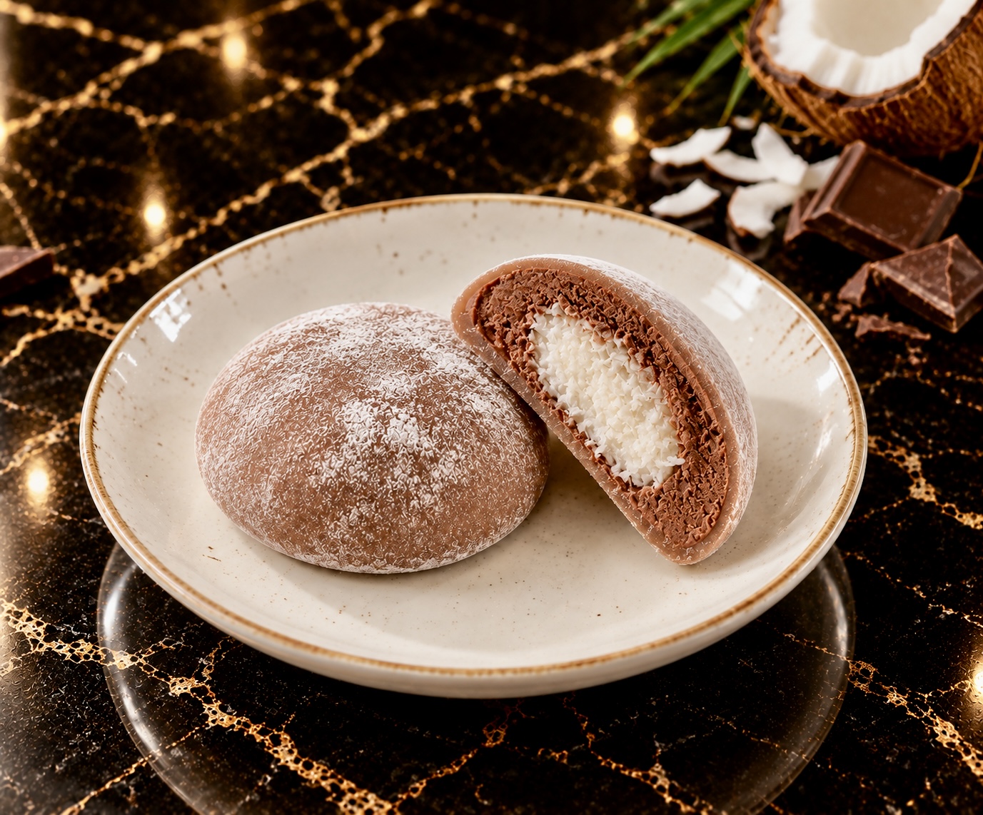 🥥 Mochis Glacés Coco Chocolat
