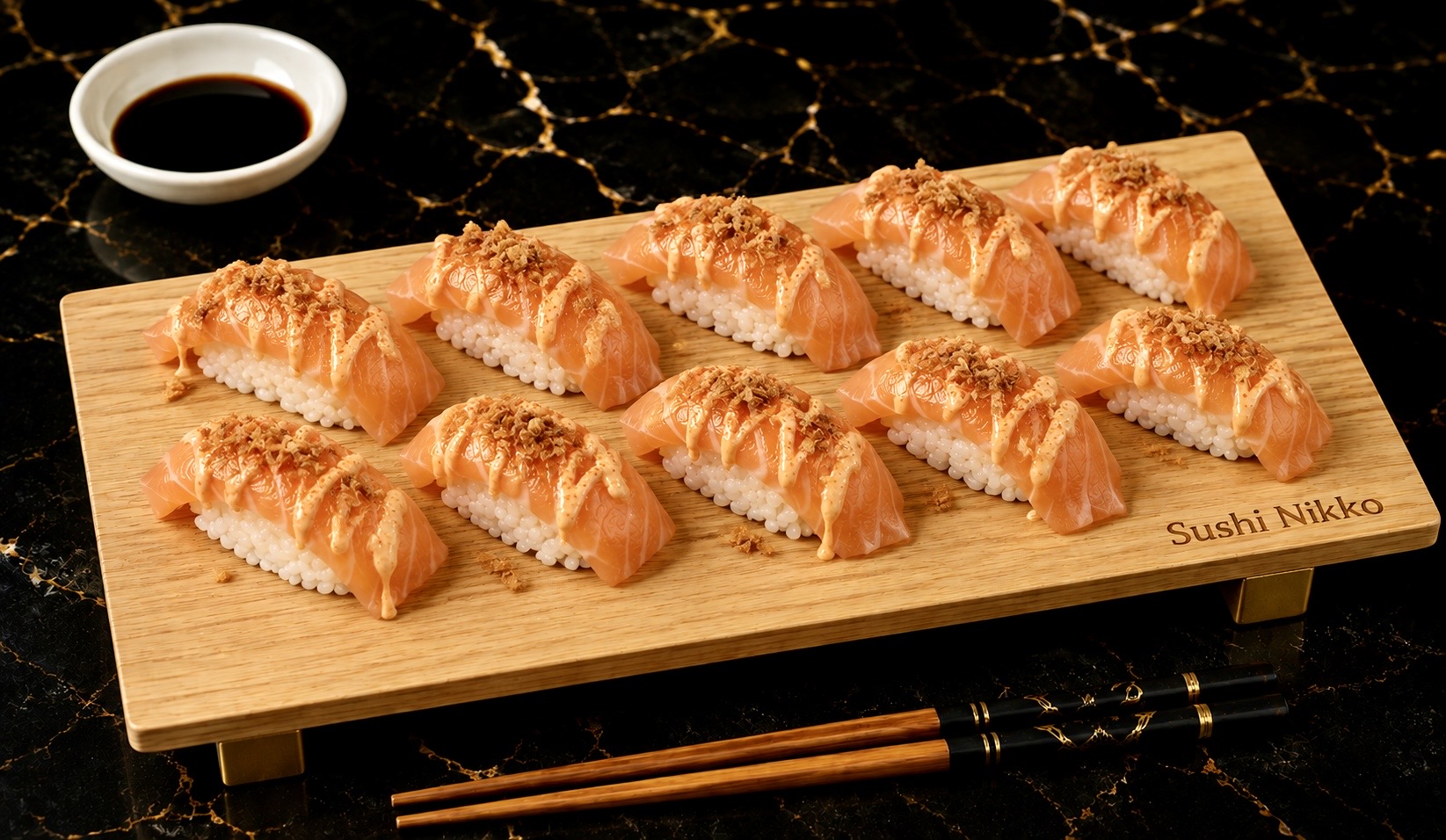🍱 Plateau Sushi Saumon Épicés